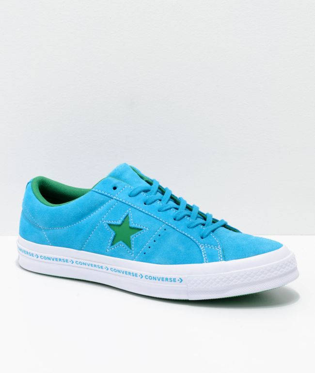 one star blue converse